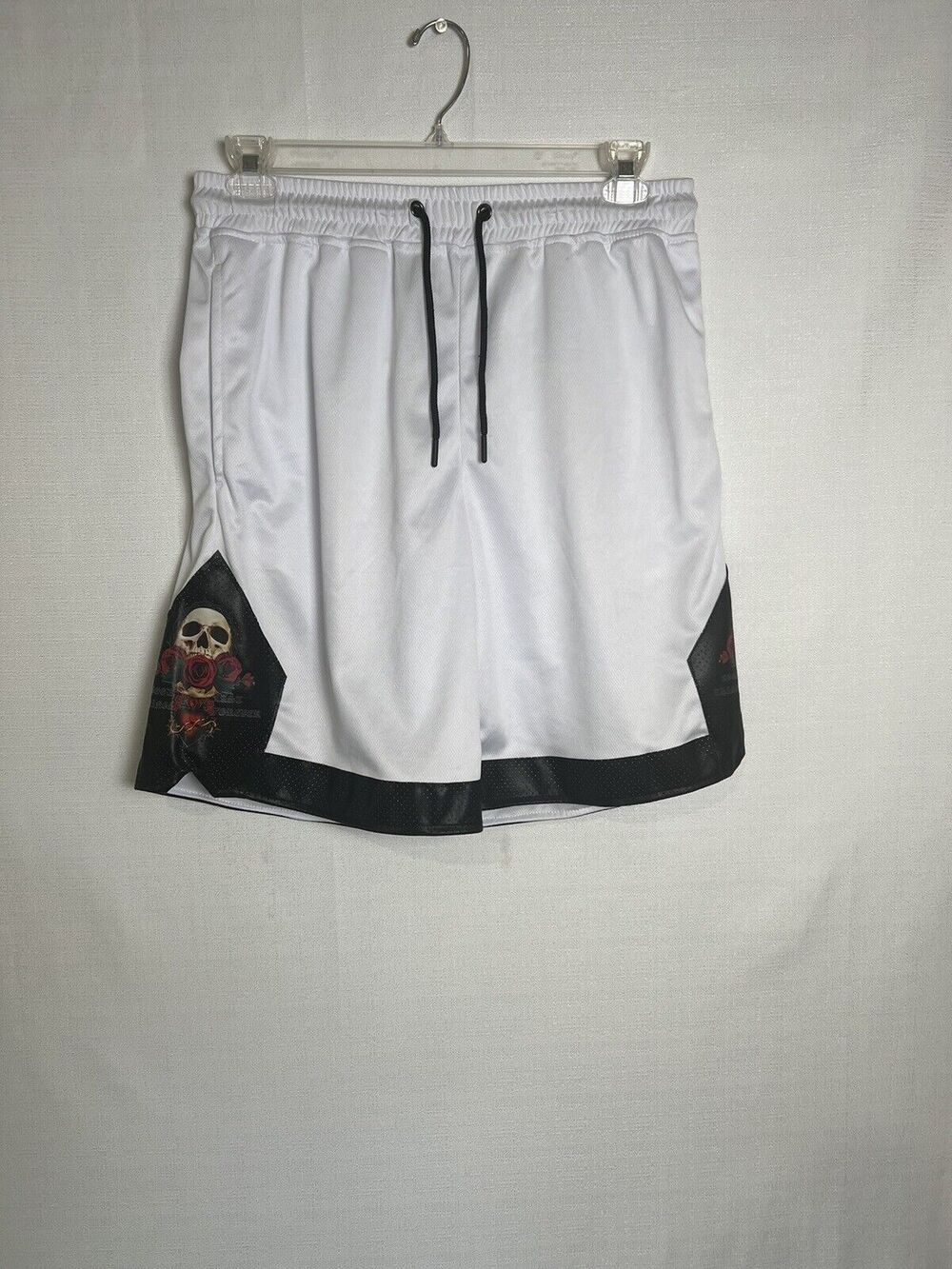 GTL4 Men’s Utility Shorts Size Large White Draw String Stretch